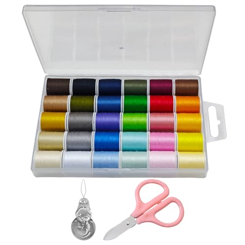 OVDGWC 30 Stücke Nähfaden, 1 Stück Nadelgewinde Und 1 Stück Kleiner Schere, Polyester -Nähfaden, Nähbedarf, DIY -Handwerk -Zubehör OVDGWC 30 Stücke Nähfaden, 1 Stück Nadelgewinde Und 1 Stück Kleiner Schere, Polyester -Nähfaden, Nähbedarf, DIY -Handwerk -Zubehör von OVDGWC