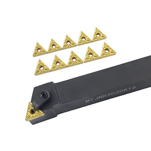 1 Stück MTJNR1616H16 MTJNR2020K16 MTJNR3232P16 Externer Triangul-Drehwerkzeughalter TNMG16 Hartmetalleinsätze Drehmaschinen-Schneidwerkzeugsatz ( Angle : MTJNR1616H16 , Insert Width(mm) : NO insert ) von OVLIN