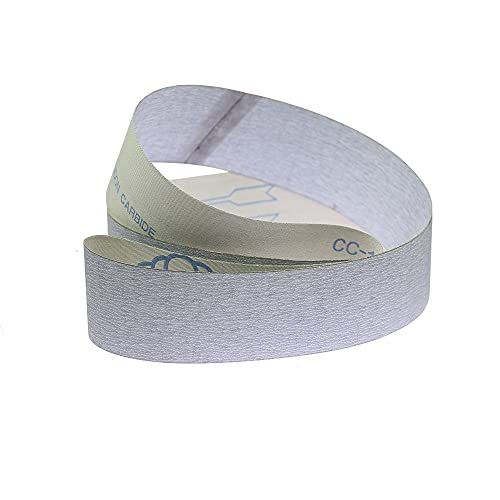 OVLIN 1 Stück trockener Schleifgürtel P1000 P1200 P1500 Anti-Clogging Weichtuch for Holzaluminium-Polierband aus Edelstahl (Grit : P1000, Size : 762x25mm) von OVLIN
