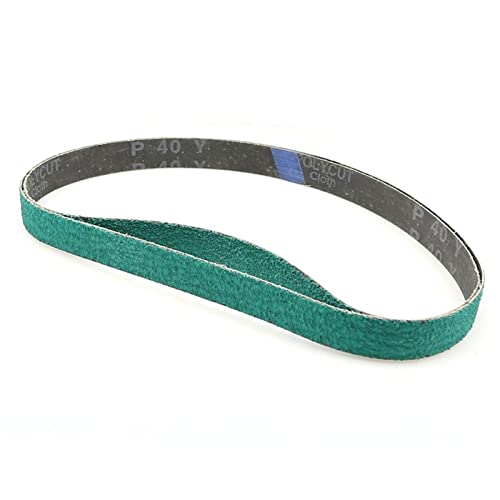 OVLIN 4 Stück Z/A-Schleifband 25,4 x 76,2 cm Schleifbänder 25 x 762 mm for Schleifen von Messerklingen (Color : P120 x 4 pcs, Size : 762x25mm) von OVLIN