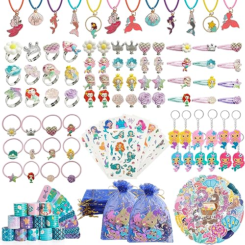 170pcs Meerjungfrau Party Mitgebsel Kindergeburtstag, Kindergeburtstag Mitgebsel set,Give Aways Kindergeburtstag Mädchen mit Meerjungfrau Schlüsselanhänger,Ringe,Halsketten, Ohrringe,Haarnadeln 170pcs Meerjungfrau Party Mitgebsel Kindergeburtstag, Kindergeburtstag Mitgebsel set,Give Aways Kindergeburtstag Mädchen mit Meerjungfrau Schlüsselanhänger,Ringe,Halsketten, Ohrringe,Haarnadeln von OWANVION