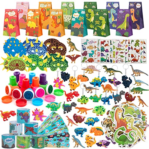 OWANVION 146pcs Dinosaurier Party Mitgebsel Kindergeburtstag, Kindergeburtstag Mitgebsel set,Give Aways Kindergeburtstag Jungen mit Dino Schlüsselanhänger Schnapparmband Geschenktüte Mini Dinos OWANVION 146pcs Dinosaurier Party Mitgebsel Kindergeburtstag, Kindergeburtstag Mitgebsel set,Give Aways Kindergeburtstag Jungen mit Dino Schlüsselanhänger Schnapparmband Geschenktüte Mini Dinos von OWANVION