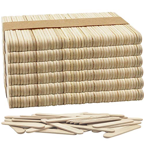 OWLKELA - 300 Stück Mini-Naturholz-Bastelstäbe, Lutscherstäbchen für Zuhause und Schule, Lutscherstäbchen, ideal für Kunst und Handarbeit, Klassenzimmer, Kunstbedarf, 6,3 cm, Holzfarbe OWLKELA - 300 Stück Mini-Naturholz-Bastelstäbe, Lutscherstäbchen für Zuhause und Schule, Lutscherstäbchen, ideal für Kunst und Handarbeit, Klassenzimmer, Kunstbedarf, 6,3 cm, Holzfarbe von OWLKELA
