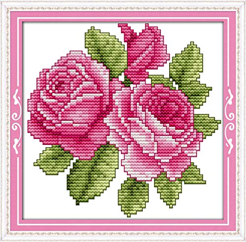 Kreuzstich Stickpackungen Vorgedruckt, OWN4B Die Blume des Glücks Bilder 11CT 8,3x8,3 Zoll DIY Stickpackung Set Kreuzstich Stickpackungen Vorgedruckt, OWN4B Die Blume des Glücks Bilder 11CT 8,3x8,3 Zoll DIY Stickpackung Set von OWN4B