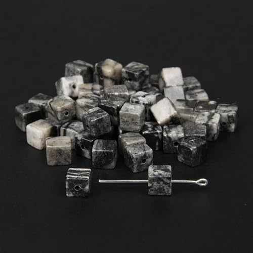 OWNPET Modefarben 4mm/6mm/8mm Quadratische Perlen Würfel Naturstein Lose Spacer Perlen DIY handgemachte Perlen für die Schmuckherstellung OWNPET Modefarben 4mm/6mm/8mm Quadratische Perlen Würfel Naturstein Lose Spacer Perlen DIY handgemachte Perlen für die Schmuckherstellung von OWNPET