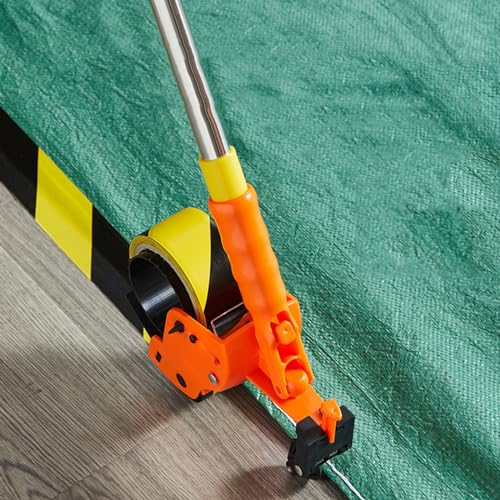 OWOHYG Maschine zum Auftragen von Abdeckband, Film, schnelles Auftragen von Klebeband, manuelle Aufklebermaschine für Bodenmarkierungen im Homeoffice, Dekorationsschutz OWOHYG Maschine zum Auftragen von Abdeckband, Film, schnelles Auftragen von Klebeband, manuelle Aufklebermaschine für Bodenmarkierungen im Homeoffice, Dekorationsschutz von OWOHYG