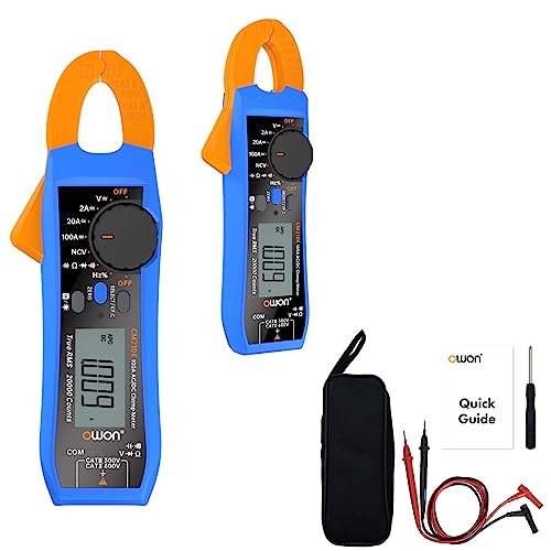 OWON CM210E Mini Digital Klemme Meter 100A AC DC Aktuell Stromspannung Echter RMS Zange Amperemeter Widerstand, Kapazität, Diode Prüfer Multimeter von OWON