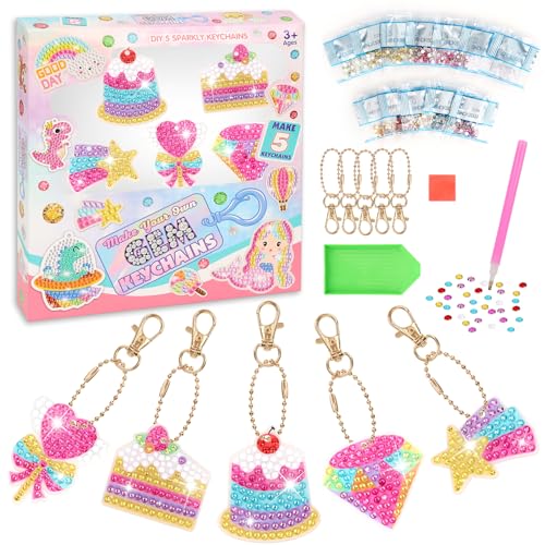 OWill 5D Diamond Painting Schlüsselanhänger,mädchen geschenke 6-12 jahre,Basteln Mädchen 6 7 8 9 10 Jahre,bastelset kinder ab 6 jahre,Diamond painting kinder anhänger,Geburtstags Geschenk Mädchen OWill 5D Diamond Painting Schlüsselanhänger,mädchen geschenke 6-12 jahre,Basteln Mädchen 6 7 8 9 10 Jahre,bastelset kinder ab 6 jahre,Diamond painting kinder anhänger,Geburtstags Geschenk Mädchen von OWill