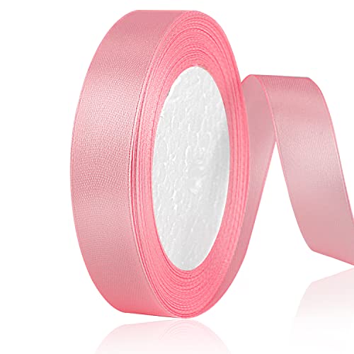 OWill 22 Meter Satinband Rosa,20mm Schleifenband Rosa,Geschenkband rosa für Hochzeit,Taufe,Geburtstag,Geschenke,Kuchendekoration,Nähprojekte,Partyballon und Haarschleifen OWill 22 Meter Satinband Rosa,20mm Schleifenband Rosa,Geschenkband rosa für Hochzeit,Taufe,Geburtstag,Geschenke,Kuchendekoration,Nähprojekte,Partyballon und Haarschleifen von OWill