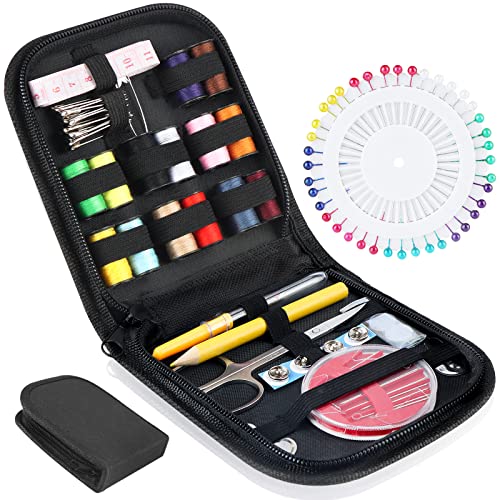 OWill Nähset mit 94 er Nähzubehör,Mini Nähset Nähkasten mit Nähnadeln, Schere, Gewinde, Fingerhut, Maßband für Anfänger,Reisende und Reparaturen für Notfallkleidung OWill Nähset mit 94 er Nähzubehör,Mini Nähset Nähkasten mit Nähnadeln, Schere, Gewinde, Fingerhut, Maßband für Anfänger,Reisende und Reparaturen für Notfallkleidung von OWill