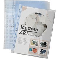 OXFORD Prospekthüllen DIN A4 transparent genarbt 0,09 mm, 10 St. von OXFORD