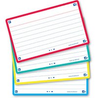 80 OXFORD Karteikarten FLASH 2.0 DIN A7 gelb, rot, türkis, mint liniert 80 OXFORD Karteikarten FLASH 2.0 DIN A7 gelb, rot, türkis, mint liniert von OXFORD