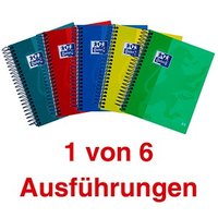 OXFORD Collegeblock European Book kariert DIN A6 farbiger Rand von OXFORD