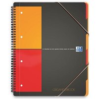 OXFORD Collegeblock Organiserbook kariert DIN A4 Rand rundum von OXFORD