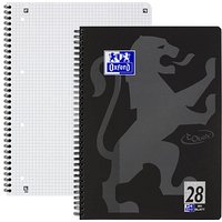 OXFORD Collegeblock touch Lineatur 28 kariert DIN A4 Innen- und Außenrand, 1 Block von OXFORD