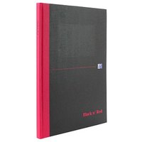 OXFORD Notizbuch Black n' Red DIN A4 kariert, schwarz Hardcover 192 Seiten von OXFORD