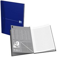 OXFORD Notizbuch Office Essentials DIN A4 kariert, blau Hardcover 192 Seiten von OXFORD