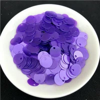 1 Packung, verschiedene Größen, 6 mm, 8 mm, 10 mm, flache, runde Pailletten, matte Glitzer-PVC-Pailletten für Damenbekleidungszubehör, matt, Dunkelviolett, 8 mm, 300 Stück 1 Packung, verschiedene Größen, 6 mm, 8 mm, 10 mm, flache, runde Pailletten, matte Glitzer-PVC-Pailletten für Damenbekleidungszubehör, matt, Dunkelviolett, 8 mm, 300 Stück von OXFYY