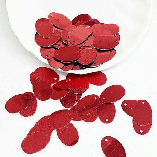 10 g/20 g/50 g/13,0 mm/19 mm/PVC, französische ovale Pailletten, lose Cup-Pailletten, Glitzer für die Schmuckherstellung, DIY, Nähen, Nagelkunst, Basteln, rot, 19 mm, 50 g 10 g/20 g/50 g/13,0 mm/19 mm/PVC, französische ovale Pailletten, lose Cup-Pailletten, Glitzer für die Schmuckherstellung, DIY, Nähen, Nagelkunst, Basteln, rot, 19 mm, 50 g von OXFYY