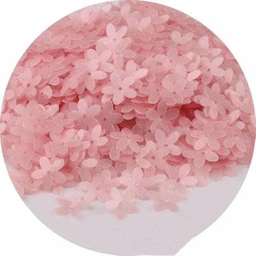10 g/Packung 10 mm konkave Pflaumenblüten-Pailletten Weihnachtsdekoration Basteln Pailletten DIY Ornament Nähzubehör-Nr. 15–10 mm 300 Stück von OXFYY