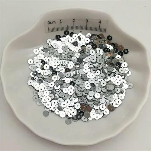 10 g Silberbasis 3,0 mm 4,0 mm 5 mm 6 mm 8 mm flache runde Pailletten Glitzer-Pailletten für Kleidung, Schuhe, Kinder, DIY, Basteln, handgefertigtes 10 g Silberbasis 3,0 mm 4,0 mm 5 mm 6 mm 8 mm flache runde Pailletten Glitzer-Pailletten für Kleidung, Schuhe, Kinder, DIY, Basteln, handgefertigtes von OXFYY