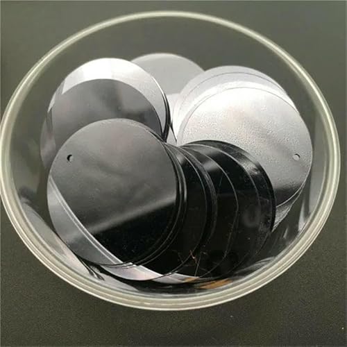 10 mm, 15 mm, 20 mm, 25 mm, 30 mm, PVC, flach, rund, lose Pailletten, zum Nähen, für Hochzeiten, Bastelzubehör mit 1 seitlichen Loch, Grau, 10 mm, 400 Stück, 10 g 10 mm, 15 mm, 20 mm, 25 mm, 30 mm, PVC, flach, rund, lose Pailletten, zum Nähen, für Hochzeiten, Bastelzubehör mit 1 seitlichen Loch, Grau, 10 mm, 400 Stück, 10 g von OXFYY