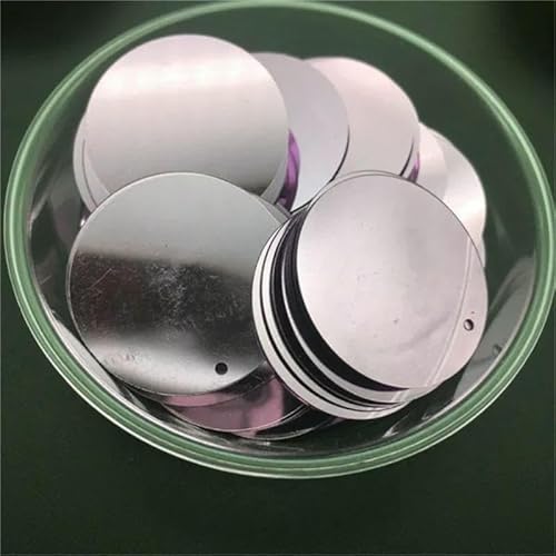10 mm, 15 mm, 20 mm, 25 mm, 30 mm, PVC, flach, rund, lose Pailletten, zum Nähen, für Hochzeiten, Bastelzubehör mit 1 seitlichen Loch, Lila, 20 mm, 96 Stück, 10 g 10 mm, 15 mm, 20 mm, 25 mm, 30 mm, PVC, flach, rund, lose Pailletten, zum Nähen, für Hochzeiten, Bastelzubehör mit 1 seitlichen Loch, Lila, 20 mm, 96 Stück, 10 g von OXFYY