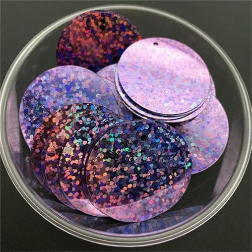 10 mm, 15 mm, 20 mm, 25 mm, 30 mm, PVC, flach, rund, lose Pailletten, zum Nähen, für Hochzeiten, Bastelzubehör mit 1 seitlichen Loch, Lila, 30 mm, 36 Stück, 10 g 10 mm, 15 mm, 20 mm, 25 mm, 30 mm, PVC, flach, rund, lose Pailletten, zum Nähen, für Hochzeiten, Bastelzubehör mit 1 seitlichen Loch, Lila, 30 mm, 36 Stück, 10 g von OXFYY