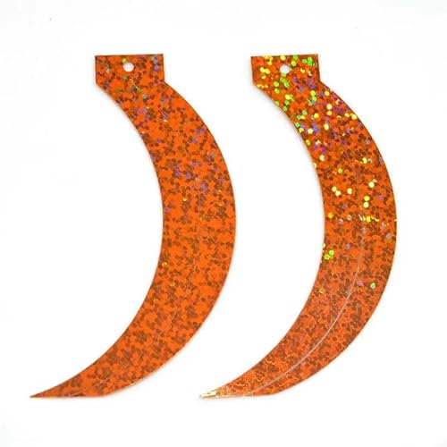 100 Stück Größe 85 * 17 mm Sichelkatzenschwanzform lose Laser-Pailletten Pailletten zum Nähen Hochzeit Handwerk Kleidungsstücke Dekoration-Laserkupfer 100 Stück Größe 85 * 17 mm Sichelkatzenschwanzform lose Laser-Pailletten Pailletten zum Nähen Hochzeit Handwerk Kleidungsstücke Dekoration-Laserkupfer von OXFYY