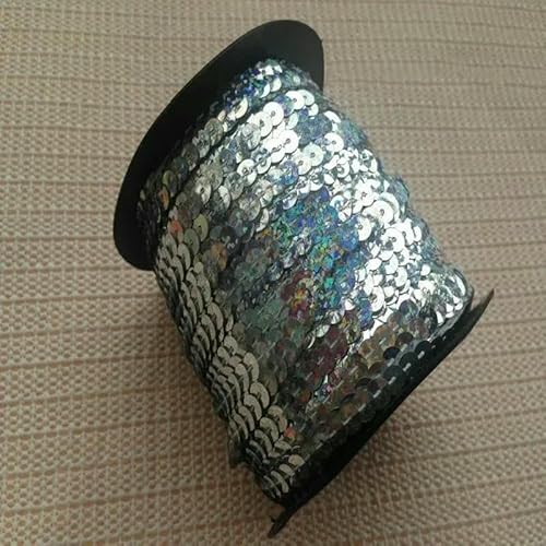 100 Yards loser Durchmesser, runde, flache Pailletten, 6 mm, zum Aufnähen von Besätzen für Bastelarbeiten, Stoffaccessoires, Schmuck, Dekoration, 10–6 mm, 100 Yards 100 Yards loser Durchmesser, runde, flache Pailletten, 6 mm, zum Aufnähen von Besätzen für Bastelarbeiten, Stoffaccessoires, Schmuck, Dekoration, 10–6 mm, 100 Yards von OXFYY