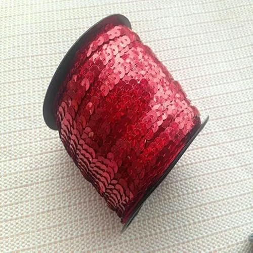 100 Yards loser Durchmesser, runde, flache Pailletten, 6 mm, zum Aufnähen von Besätzen für Bastelarbeiten, Stoffaccessoires, Schmuck, Dekoration, 28–6 mm, 10 Yards 100 Yards loser Durchmesser, runde, flache Pailletten, 6 mm, zum Aufnähen von Besätzen für Bastelarbeiten, Stoffaccessoires, Schmuck, Dekoration, 28–6 mm, 10 Yards von OXFYY