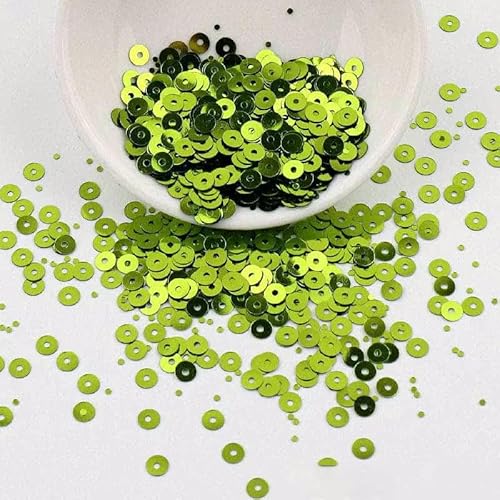 1000 Stück/5 g 4,0 mm silberne Film-Pailletten, flache, runde, lose PVC-Pailletten für Handarbeiten, Schmuckherstellung, DIY, Basteln, Nähen-011-4,0 1000 Stück/5 g 4,0 mm silberne Film-Pailletten, flache, runde, lose PVC-Pailletten für Handarbeiten, Schmuckherstellung, DIY, Basteln, Nähen-011-4,0 von OXFYY
