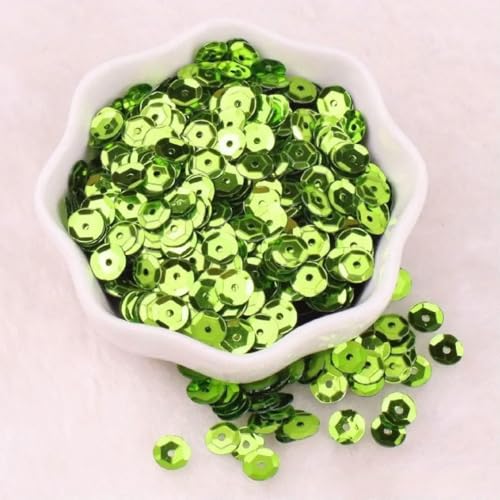 1000 Stück 6 mm große silberne Pailletten, gebogene Stücke, kreisförmige konkave Stücke, Perlenstücke, handgenähte DIY-Kleidungsaccessoires, YXOP20- 1000 Stück 6 mm große silberne Pailletten, gebogene Stücke, kreisförmige konkave Stücke, Perlenstücke, handgenähte DIY-Kleidungsaccessoires, YXOP20- von OXFYY