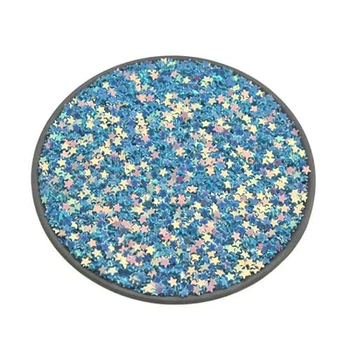 20 Gramm/Packung, 2,5 mm, Mini-Stern-Pailletten, geeignet für Nagelkunst, Hochzeitsdekoration, Konfetti, DIY-Bastelkleidung, Nähzubehör, Himmelblau, 2,5 mm (20 g) von OXFYY