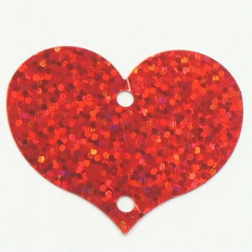 20 Stück 38 x 40 mm Laser-Pailletten, liebevolle Herz-Pailletten, PVC, zwei Löcher, Pailletten, DIY, Hochzeit, Party, Nähen, Basteln, Pailletten, Zubehör, rot, 38 x 40 mm 20 Stück 38 x 40 mm Laser-Pailletten, liebevolle Herz-Pailletten, PVC, zwei Löcher, Pailletten, DIY, Hochzeit, Party, Nähen, Basteln, Pailletten, Zubehör, rot, 38 x 40 mm von OXFYY