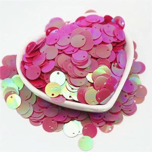 20 g/Los Pailletten 10/15/20/25/30 mm PVC, flach, rund, lose Pailletten, Nähen, Hochzeitsbasteln, Zubehör, ab-rosa-rot, 25 mm, 50 Gramm, 300 Stück 20 g/Los Pailletten 10/15/20/25/30 mm PVC, flach, rund, lose Pailletten, Nähen, Hochzeitsbasteln, Zubehör, ab-rosa-rot, 25 mm, 50 Gramm, 300 Stück von OXFYY
