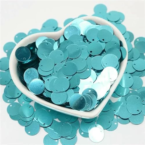 20 g/Los Pailletten 10/15/20/25/30 mm PVC, flach, rund, lose Pailletten, Pailletten zum Nähen, für Hochzeiten, Basteln, Zubehör, hellblau, 25 mm, 20 Gramm, 120 Stück 20 g/Los Pailletten 10/15/20/25/30 mm PVC, flach, rund, lose Pailletten, Pailletten zum Nähen, für Hochzeiten, Basteln, Zubehör, hellblau, 25 mm, 20 Gramm, 120 Stück von OXFYY
