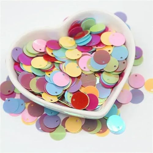 20 g/Los Pailletten 10/15/20/25/30 mm PVC, flach, rund, lose Pailletten, Pailletten zum Nähen, für Hochzeiten, Basteln, Zubehör-ab-mix-15 mm, 50 Gramm, 600 Stück 20 g/Los Pailletten 10/15/20/25/30 mm PVC, flach, rund, lose Pailletten, Pailletten zum Nähen, für Hochzeiten, Basteln, Zubehör-ab-mix-15 mm, 50 Gramm, 600 Stück von OXFYY