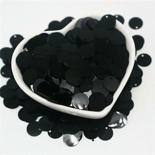 20 g/Los Pailletten 10/15/20/25/30 mm PVC, flach, rund, lose Pailletten, zum Nähen, Hochzeit, Bastelzubehör, Para Coser, schwarz, 25 mm, 2 20 g/Los Pailletten 10/15/20/25/30 mm PVC, flach, rund, lose Pailletten, zum Nähen, Hochzeit, Bastelzubehör, Para Coser, schwarz, 25 mm, 2 von OXFYY