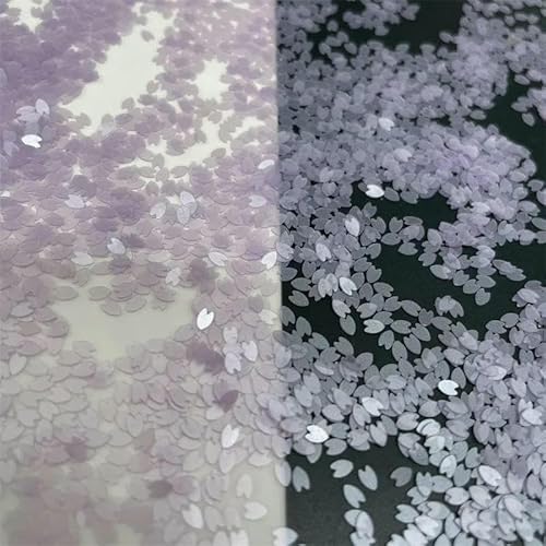 20 g 4,0 mm Oriental Cherry PET lose Pailletten Glitzer Pailletten für Nail Art Maniküre/Nähen/Hochzeitsdekoration Konfetti-lila-150 g von OXFYY