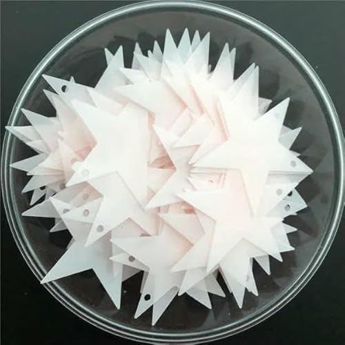 20 g mattes Rosa, lose Pailletten, Basteln, Nähen, Damen-/Kinderbekleidung, DIY-Zubehör, 28 mm Stern von OXFYY