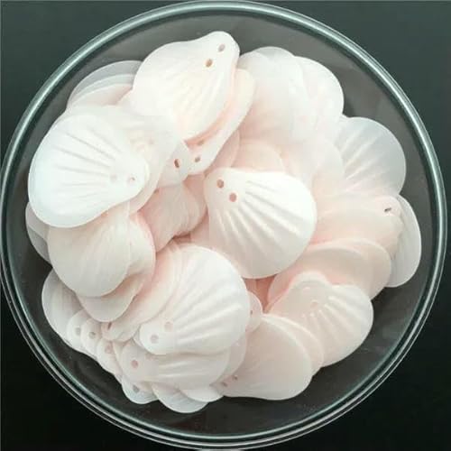 20 g mattes Rosa, lose Pailletten, Basteln, Nähen, Damen-/Kinderbekleidung, DIY-Zubehör, Muschel groß von OXFYY