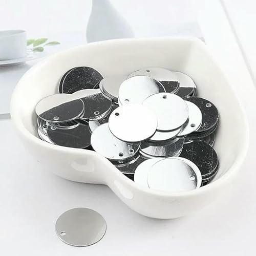 200 Stück/Los, Größe 12 mm, flache, runde Pailletten, Pailletten, Nähen, Hochzeit, Basteln, Kinder, DIY, Damenbekleidung, Zubehör, Silber 200 Stück/Los, Größe 12 mm, flache, runde Pailletten, Pailletten, Nähen, Hochzeit, Basteln, Kinder, DIY, Damenbekleidung, Zubehör, Silber von OXFYY