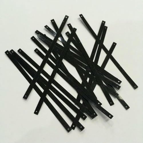250 Stück/1050 Stück, 4 x 100 mm, große rechteckige Stange, zwei Löcher, flache Pailletten zum Nähen, für Hochzeiten, Basteln, für Damen und Kinder, DIY-Kleidungszubehör, Schwarz, 150 g, 1050 Stück 250 Stück/1050 Stück, 4 x 100 mm, große rechteckige Stange, zwei Löcher, flache Pailletten zum Nähen, für Hochzeiten, Basteln, für Damen und Kinder, DIY-Kleidungszubehör, Schwarz, 150 g, 1050 Stück von OXFYY