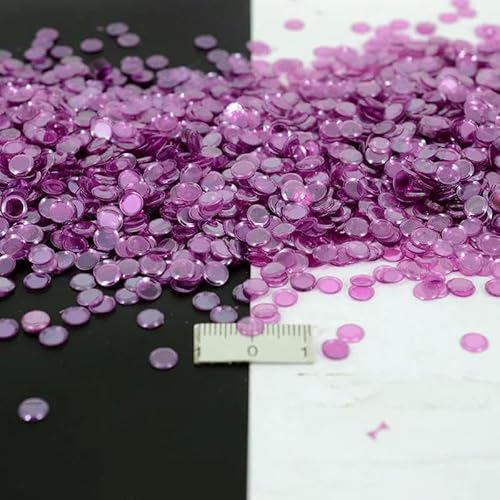 2500 Stück (50 g)/Los 4/5/6 mm Tasse, rund, ohne Loch, lose Pailletten, Glitzer, Paillette, Nähen, Hochzeit, Konfetti, Basteln, Kinder, DIY, Öl, Dunk von OXFYY