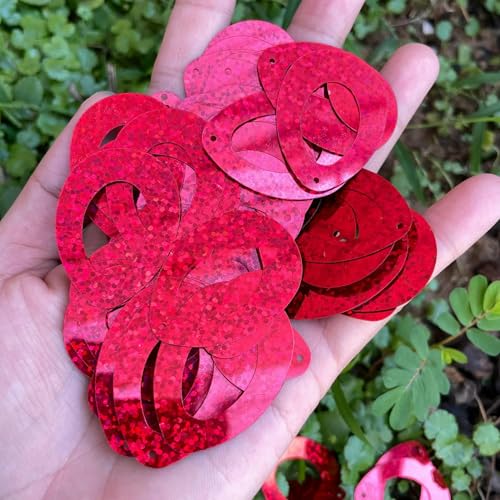 28 * 38 mm Großhandel Große Größe Hohle Eiertropfen Große ovale Pailletten zum Nähen von Bekleidungszubehör L-Pailletten Tanzkleidung DIY-Laserrot-500 g 28 * 38 mm Großhandel Große Größe Hohle Eiertropfen Große ovale Pailletten zum Nähen von Bekleidungszubehör L-Pailletten Tanzkleidung DIY-Laserrot-500 g von OXFYY