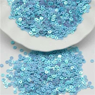 3,0 mm, 4,0 mm, 5 mm, 6 mm, Pailletten, flach, rund, lose Pailletten, Basteln, Nähen, Kleidung, Dekoration, DIY-Zubehör, ab blau, 4,0 mm, 2000 Stück 3,0 mm, 4,0 mm, 5 mm, 6 mm, Pailletten, flach, rund, lose Pailletten, Basteln, Nähen, Kleidung, Dekoration, DIY-Zubehör, ab blau, 4,0 mm, 2000 Stück von OXFYY