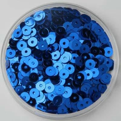 3,0 mm, 4,0 mm, 5 mm, 6 mm, flach, rund, PVC, lose Pailletten, Nähhandwerk für Hochzeitsdekoration, Kleidungsstück, Kleider, Schuhkappen, DIY-Zubehör, Königsblau, 3,0 mm, 3000 Stück, von OXFYY