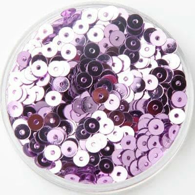 3,0 mm, 4,0 mm, 5 mm, 6 mm, flache, runde, lose PVC-Pailletten, zum Nähen, Basteln für Hochzeitsdekoration, Kleidungsstücke, Kleider, Schuhkappen, DIY-Zubehör, Hellviolett, 6 mm, 720 von OXFYY