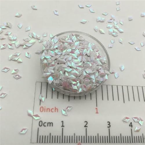 30 g 2 x 4,0 mm 3D-Rhombus-Pailletten, Glitzer-Pailletten für DIY-Nagelkunst, Basteln, Hochzeitsdekoration, Konfetti-AB -150 g 30 g 2 x 4,0 mm 3D-Rhombus-Pailletten, Glitzer-Pailletten für DIY-Nagelkunst, Basteln, Hochzeitsdekoration, Konfetti-AB -150 g von OXFYY